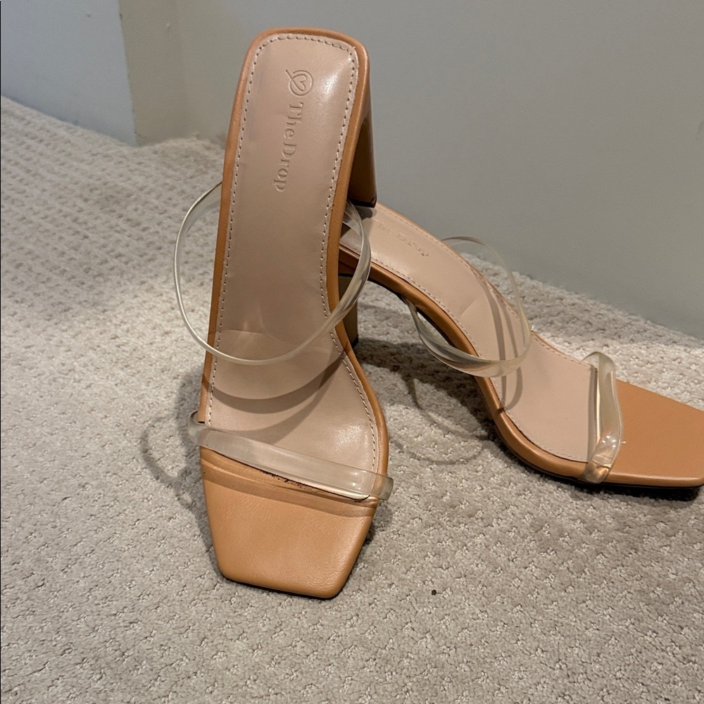 The Drop Women's Elegant Tan Heels